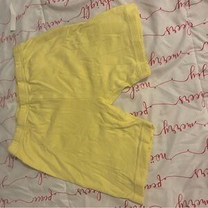 Yellow Women's Shorts